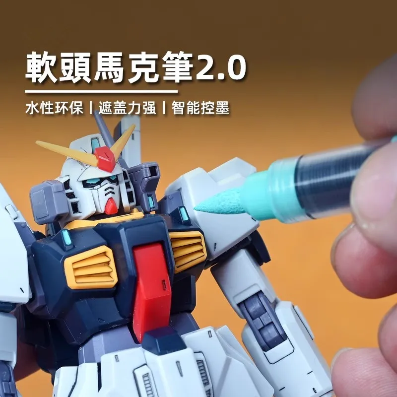 

Marker Water Based Soft Head Propylene Model Painting Coloring Tool Figure Military SET