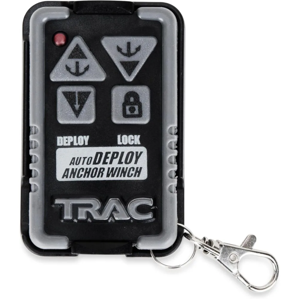 ونش مرساة كهربائي أوتوماتيكي للقوارب المسطحة - يدعم مرساة 40 رطلًا مع حبل ما قبل الجرح بطول 100 قدم #6