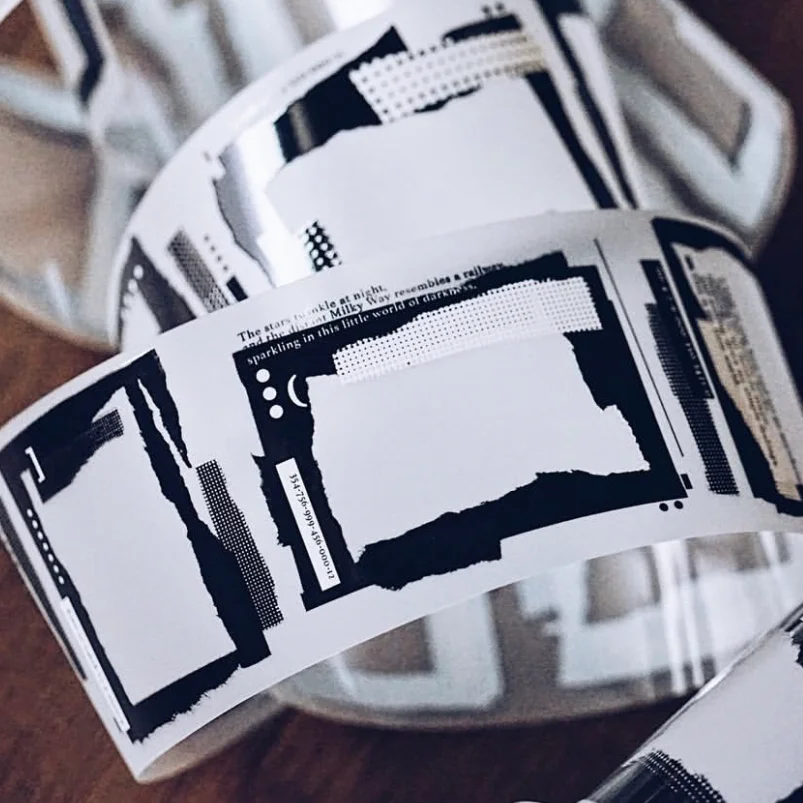 

Washi Tape - Ink World, No Light Between, Base Tape, Dessert Sticker Roll