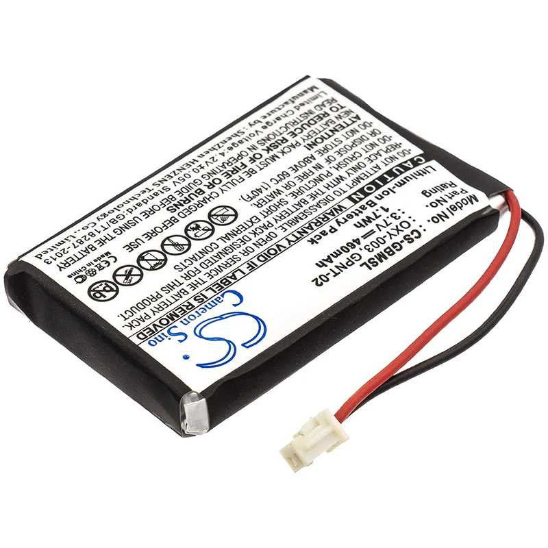 CS Game Console Battery for Nintendo Game Boy Micro OXY-001 Fits GPNT-02 OXY-003 460mAh / 1.70Wh Li-Polymer 460mAh/1.70Wh