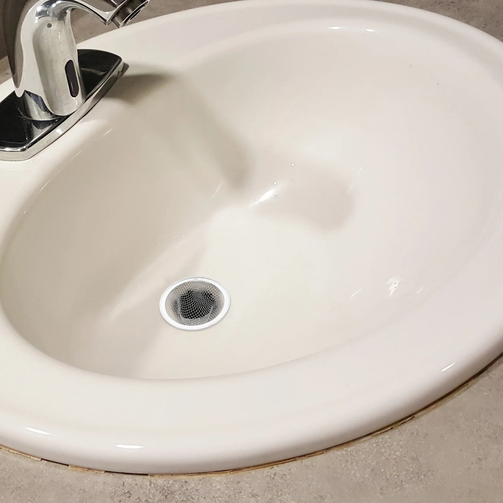 

Durable Stainless Steel Kitchen Sink Strainer Leakproof Drain Basket Bathroom Shower Hair Catcher Bathtub Hair Catcher Small