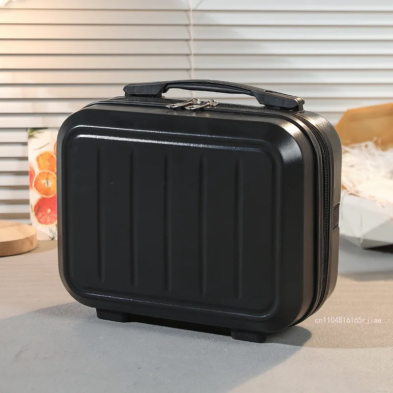New Small Fresh Portable Cosmetics Box 14 Inch Cosmetics Storage Box ABS Material Waterproof Multi Functional Travel Bag