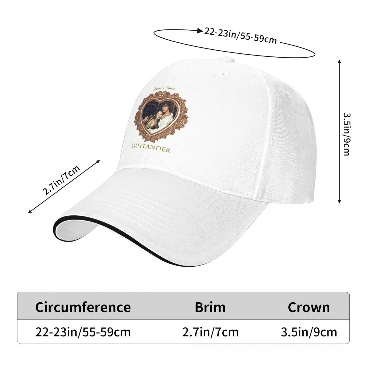 Baseball Caps Outlander Series Jamie And Claire Gifts Casquette Unisex Outdoor Spring Hats view 5