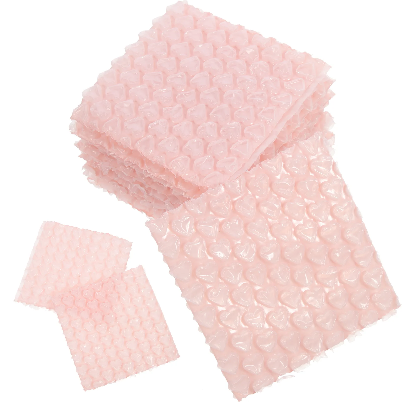 60 Pcs Love Bag Cushioning Pouches for Transporting Packaging Baggies Wrap Plastic Mailing