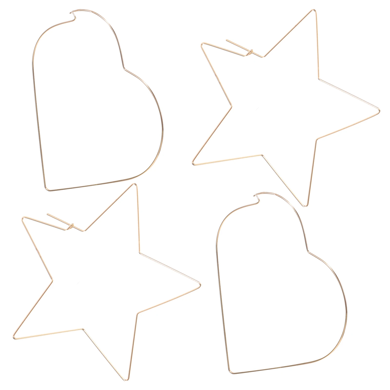 

2 Pairs Stud Ear Studs Earrings Trendy Daily Heart Shape Aesthetic Earrings Small Cute Accessories Ear studs