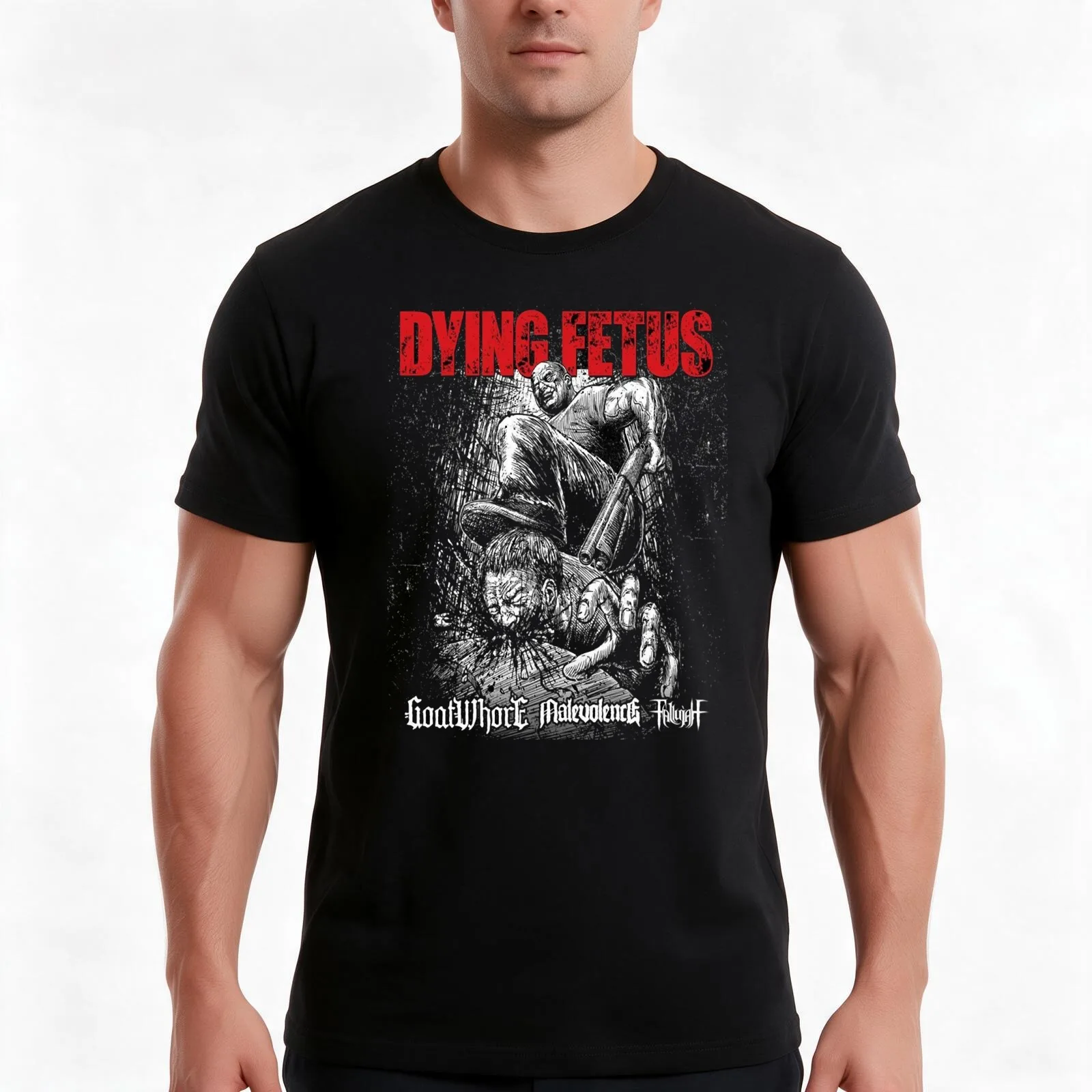 adsashdasd Dying Fetus Best Art T-Shirt, Summer Casual Cotton Tee, Oversized Streetwear Tops, Vintage Graphic Print, 100% Cotton