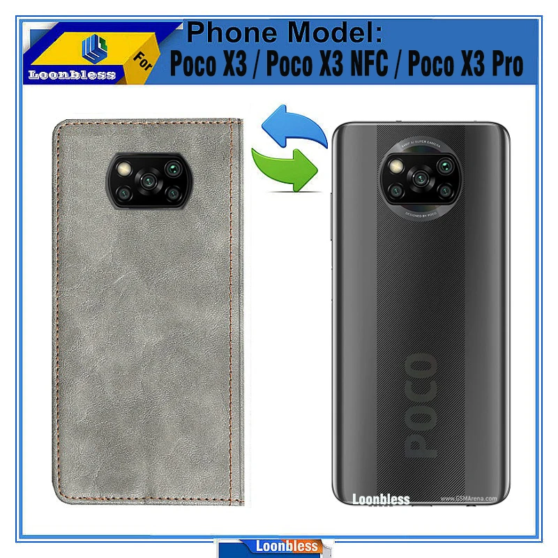 Case For Xiaomi Poco X3 NFC Case Poco X3 Pro Leather Book Flip Cover Etui Xiaomi Poco X3 GT Case PocoX3 X 3 PocoX3NFC X3Pro Capa