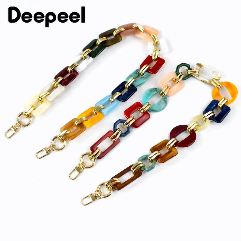 1Pc Deepeel 60cm Fashion Acrylic Bags Chain Women\'s Bag Shoulder Straps Crossbody Replacement Handle Handbag Parts Accessories