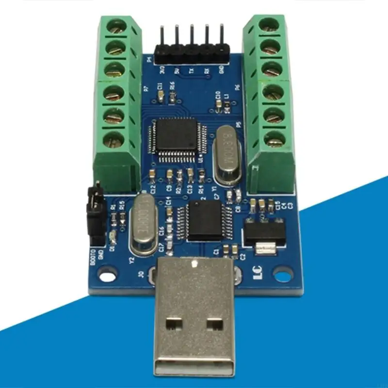 A3PD STM32 10 Channel Analog Digital Conversion Module with STM32F103C6T6 Chip and USB UART Communication