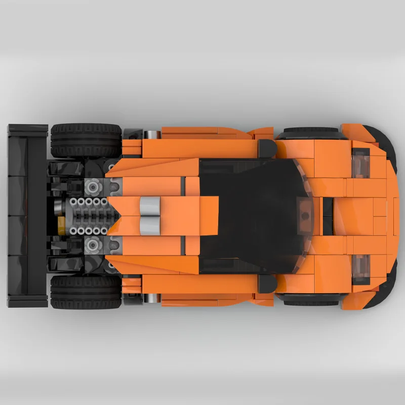 324 PCS Speed Hypercar 1996 F1 LM Pikes Peak MOC Customize Modular Building Block Model Technology Simple DIY Assembly Toy Gift