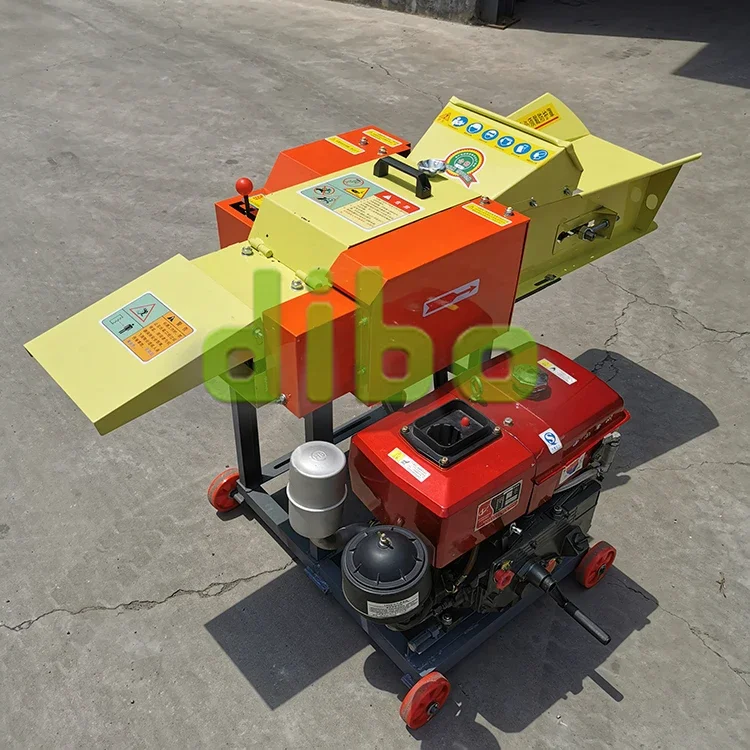 Feed Processing Machine Poultry Animal Feed Machine Grass Chopper Diesel/electric/gasoline Pulverizer Silage Chaff Cutter