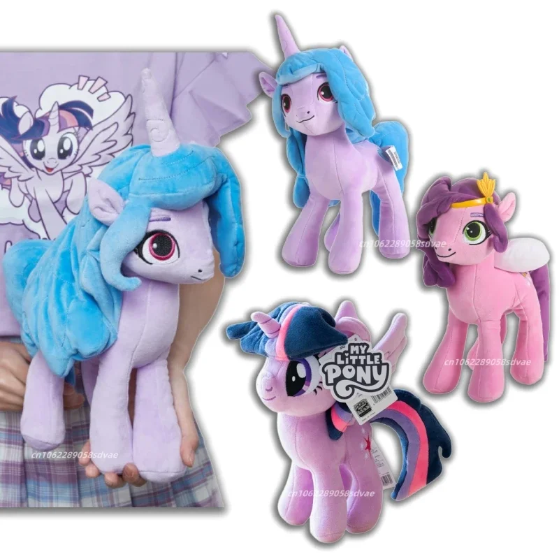 

Оригинальные плюшевые игрушки My Little Pony Izzy Moonbow Twilight Pinkie Pie Rarity Fluttershy Applejack Rainbow Dash, мягкая кукла, подарки