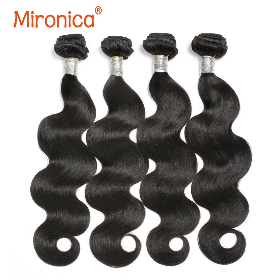 

Наборы волос Body Wave: бразильские натуральные/черные волосы, 8-30 дюймов, необработанные, для наращивания, свободная глубокая волна, 1/3/4 пучка