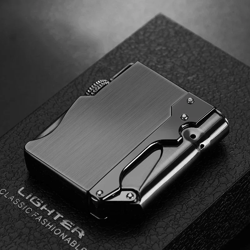 FOCUS Metal Windproof Lighter Turbo Butane Torch Portable Outdoor Lighter Kitchen BBQ Lighter Cigar Accessories Men\'s Gift