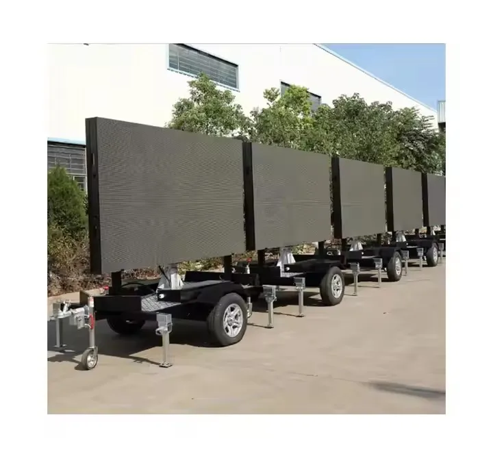 Video Screen 2560x1600mm 1080P HDR10+ 5000cd Outdoor Mobile LED Display Trailer/Truck Screen Panel Waterproof Full Color