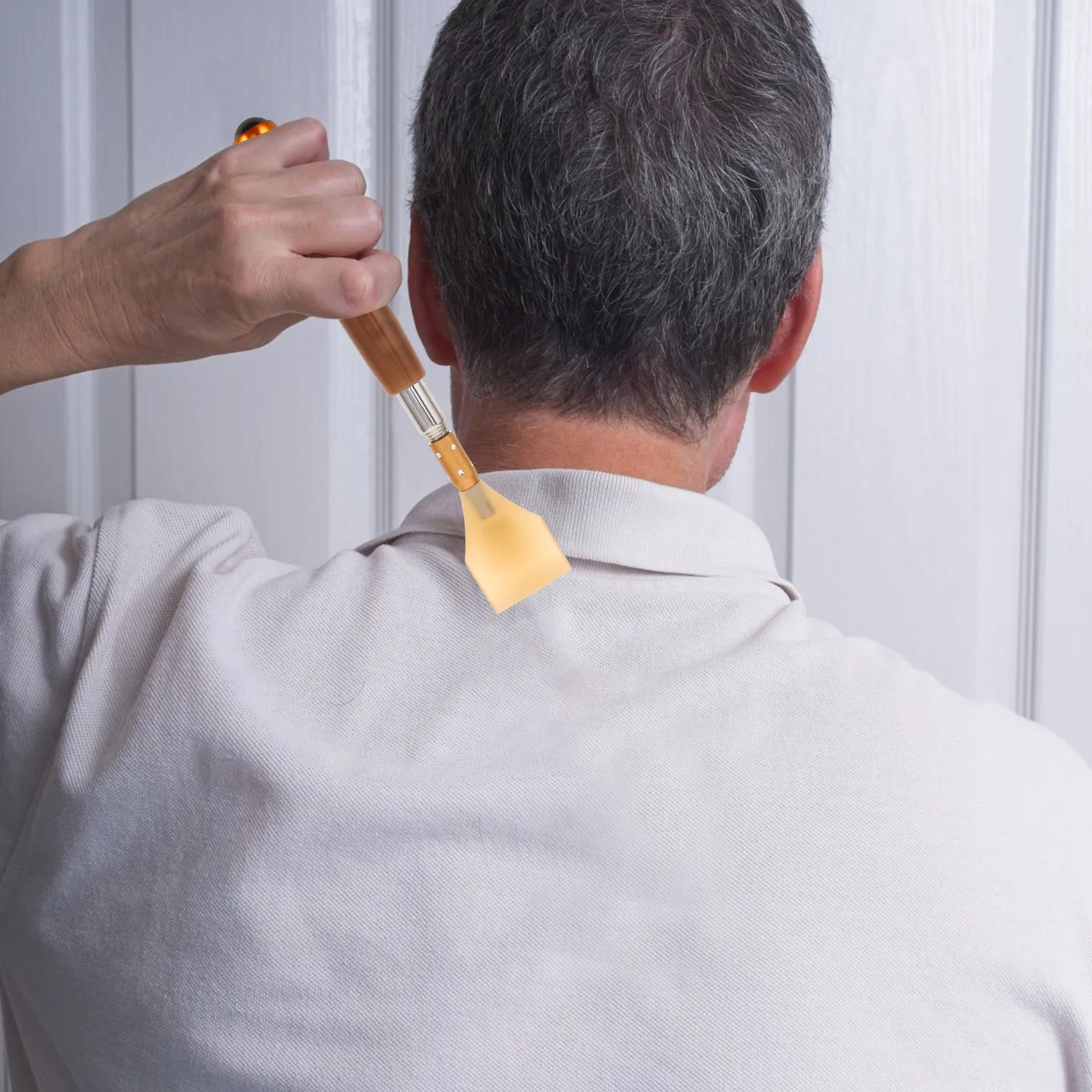 

Телескопическая пластиковая чесалка для спины, выдвижной классический массажер для спины, портативный, с эргономичной ручкой, для снятия зуда в труднодоступных местах