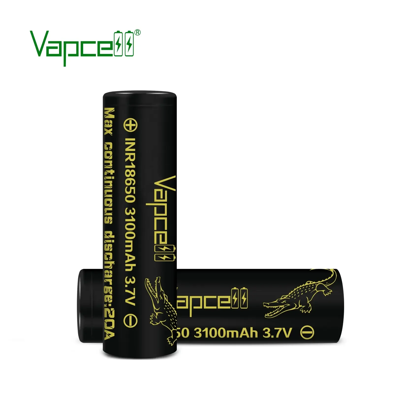 ต้นฉบับแบตเตอรี่โทรศัพท์ vapcell INR 18650 3100มิลลิแอมป์ต่อชั่วโมง20A แบตเตอรี่3.7โวลต์แบตเตอรี่ลิเธียมแบบชาร์จไฟได้ในปัจจุบันสูงสำหรับไฟฉาย boxmod