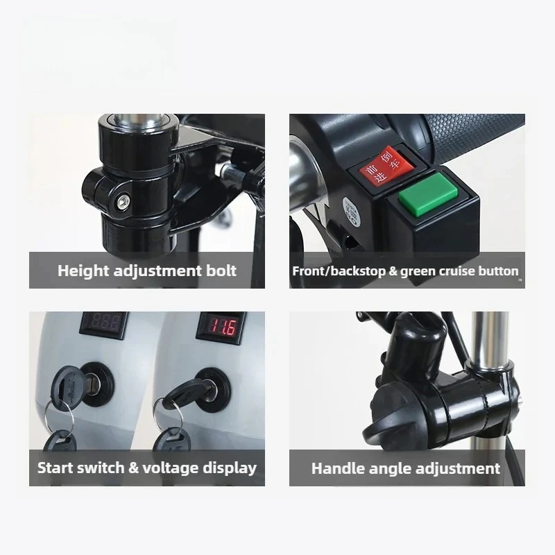 Thrust Brushless Electric Outboard Motor 12V 24V 48V  Portable for Inflatable Fishing Boat Trolling Motor IP67 Waterproof