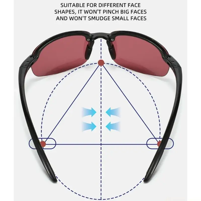 31BE Polarized Fishing Sunglasses Men Scratch Resistant Comfortable Glasses Sports Eyewears For Cycling Running, And Driving