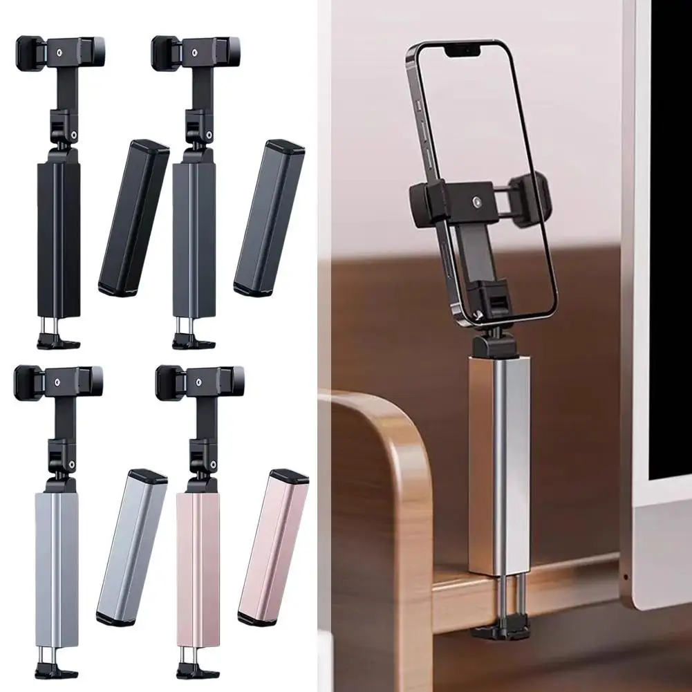 

Travel Portable Foldable Mobile Phone Holder Airplane High-speed Rail Desktop Live Broadcast Drama Universal Selfie Stick Holder