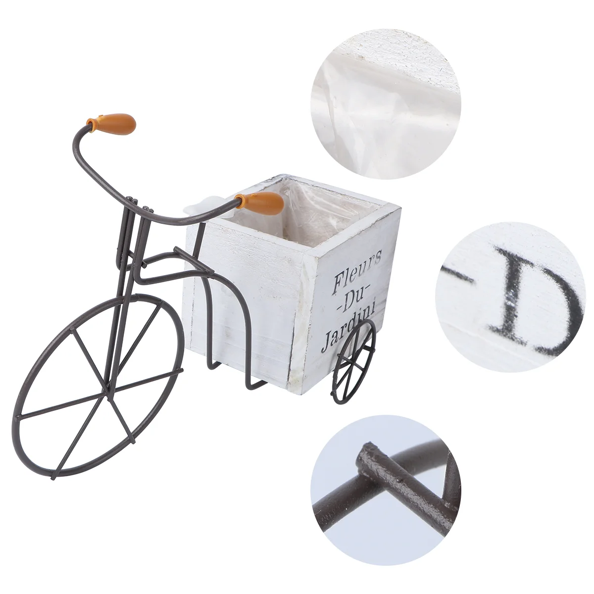 

Desktop Pot Decor Bamboo Artificial Flowers for Decoration Wooden Craft Ornament