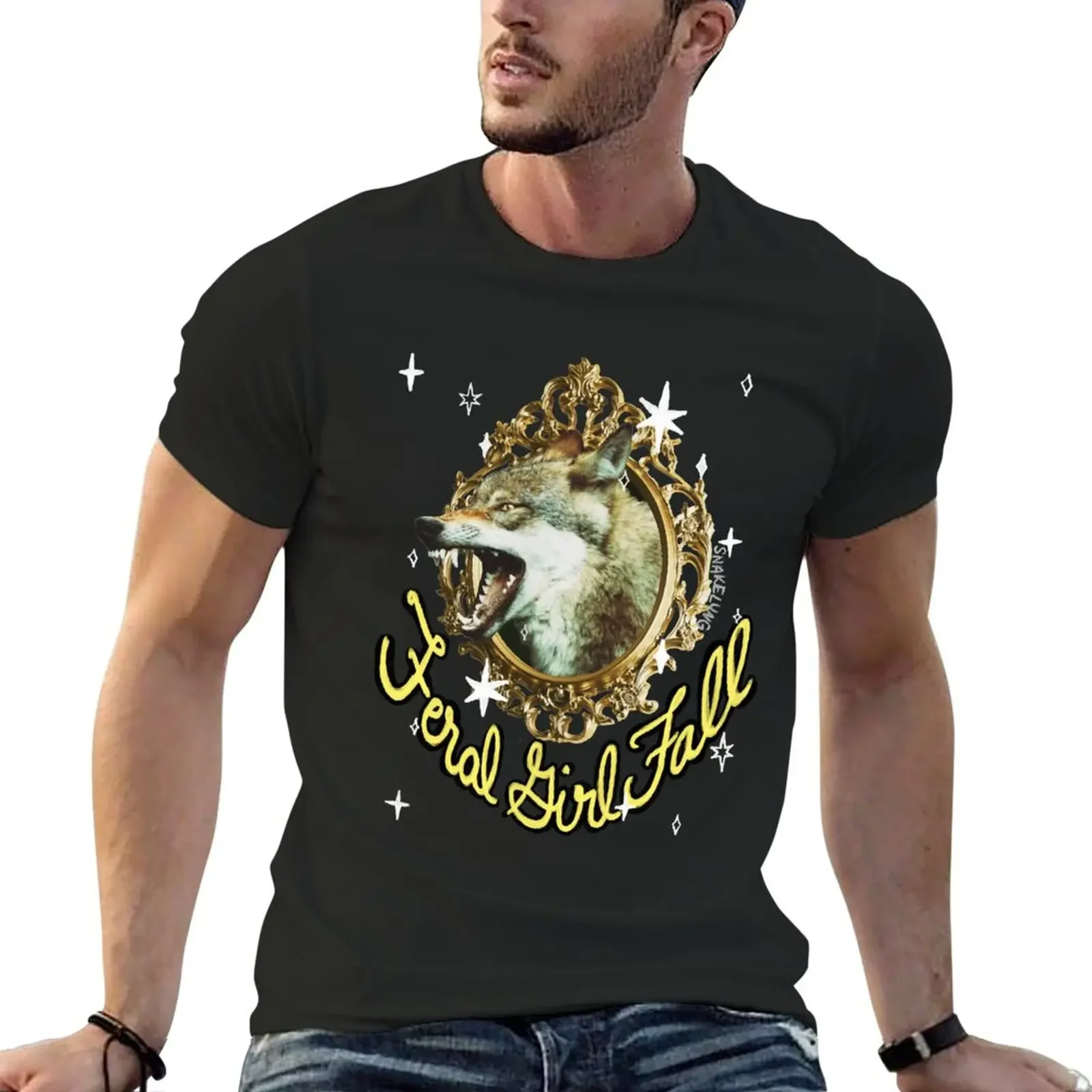 

Feral Girl Fall Classic T-Shirt quick drying blanks mens graphic t-shirts