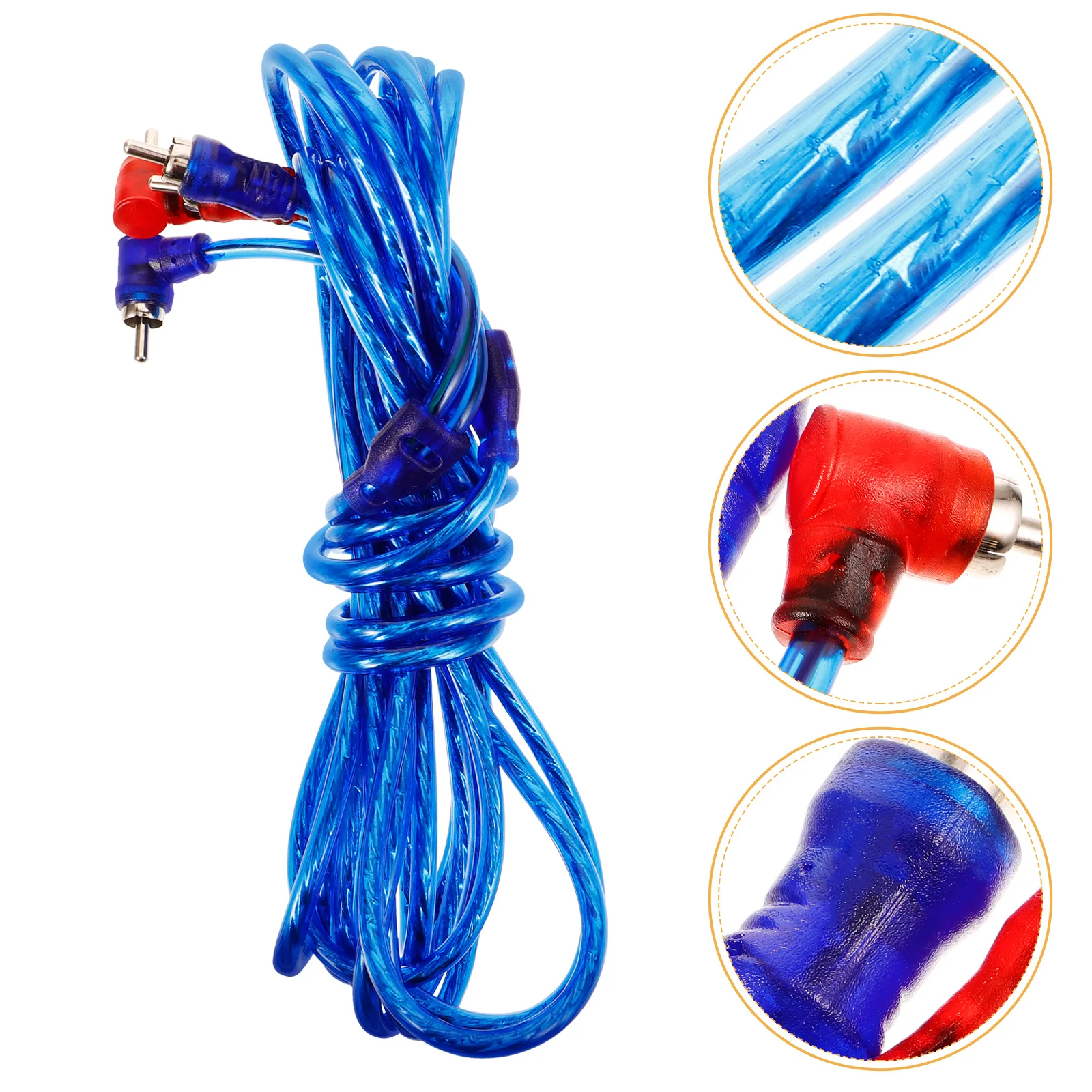 

Audio Cable High-Quality Subwoofer Cable For Car Power Amplifier Low Loss Stereo Speaker Wire Vehicle Audio System