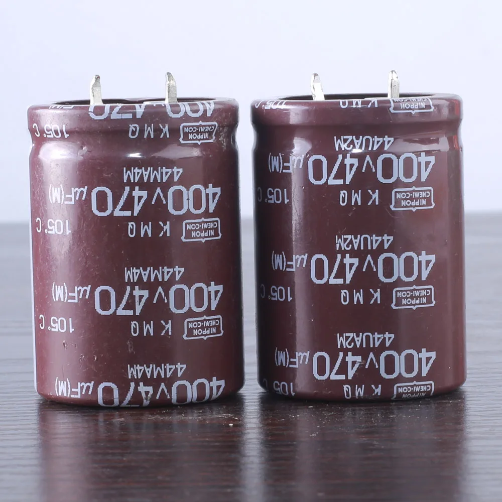 

2pcs NCC KMQ 470uf 400v 470mfd long life electrolytic Capacitor 45*30mm 105°C