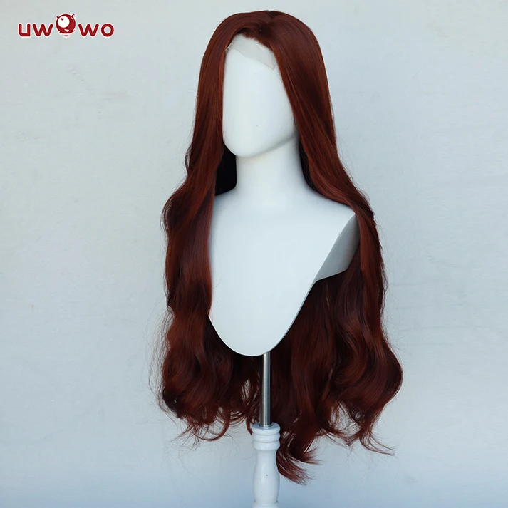 UWOWO Monster High Cosplay Clawdeen Wolff Cosplay Wig Brown 80CM Long Hair Heat Resistant Halloween Cosplay Outfit Wigs