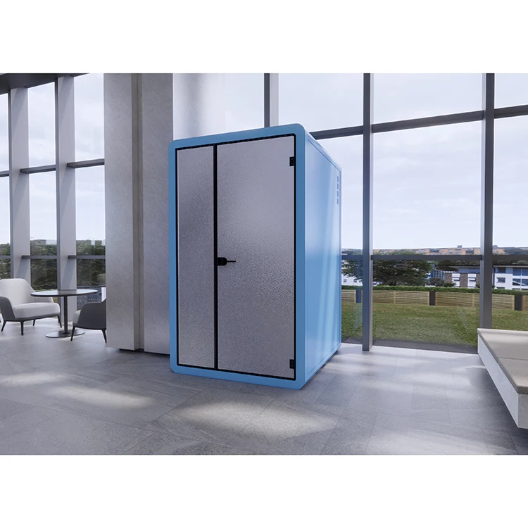 Utilisé dans les zones de repos des aéroports pour les touristes, la capsule Zen est une cabine de tranquillité entièrement personnalisée, un coin calme, des cabines insonorisées sur mesure.