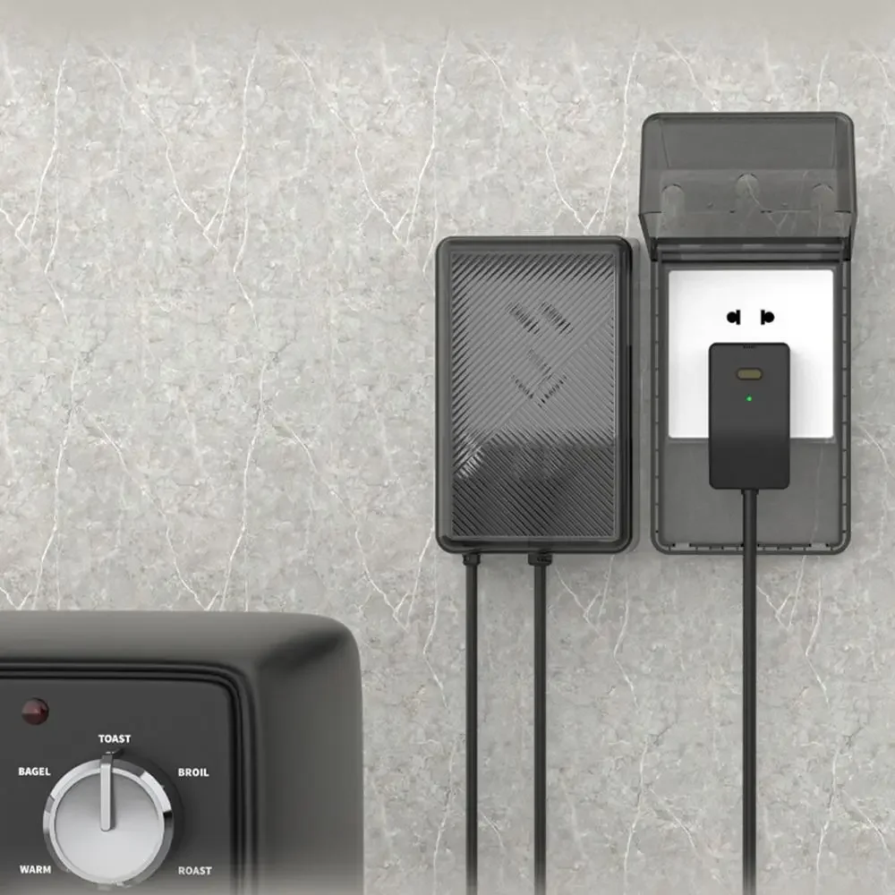 86-type schakelaar beschermhoes transparante waterdichte elektrische stekkerafdekking spatwaterdichte zelfklevende beschermer voor thuis