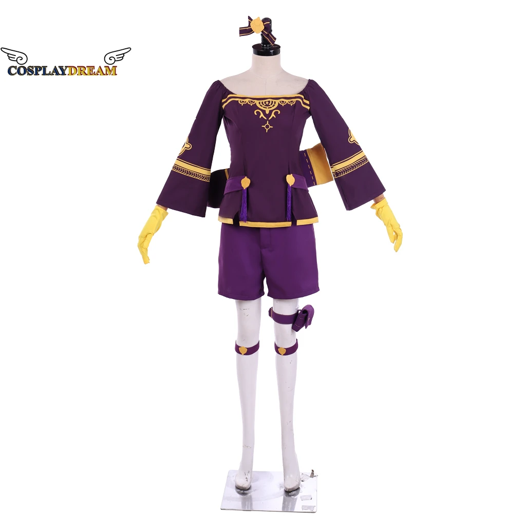 

Game Fire Emblem Bernadetta Cosplay Costume Bernadetta Purple Suit Game Party Costume Halloween Full Set Plus Size Custom Made