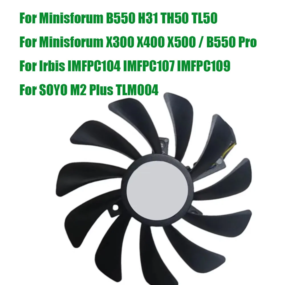 

Fan For Minisforum B550 H31 TH50 TL50 X300 X400 X500 / B550 Pro For Irbis IMFPC104 IMFPC107 IMFPC109 For SOYO M2 Plus TLM004