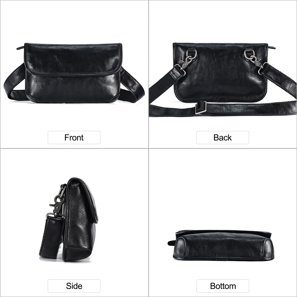 JOYIR Genuine Leather Men's Shoulder Bags Small Crossbody Bags for Women Casual Travel Messenger Bag Male High Quality New