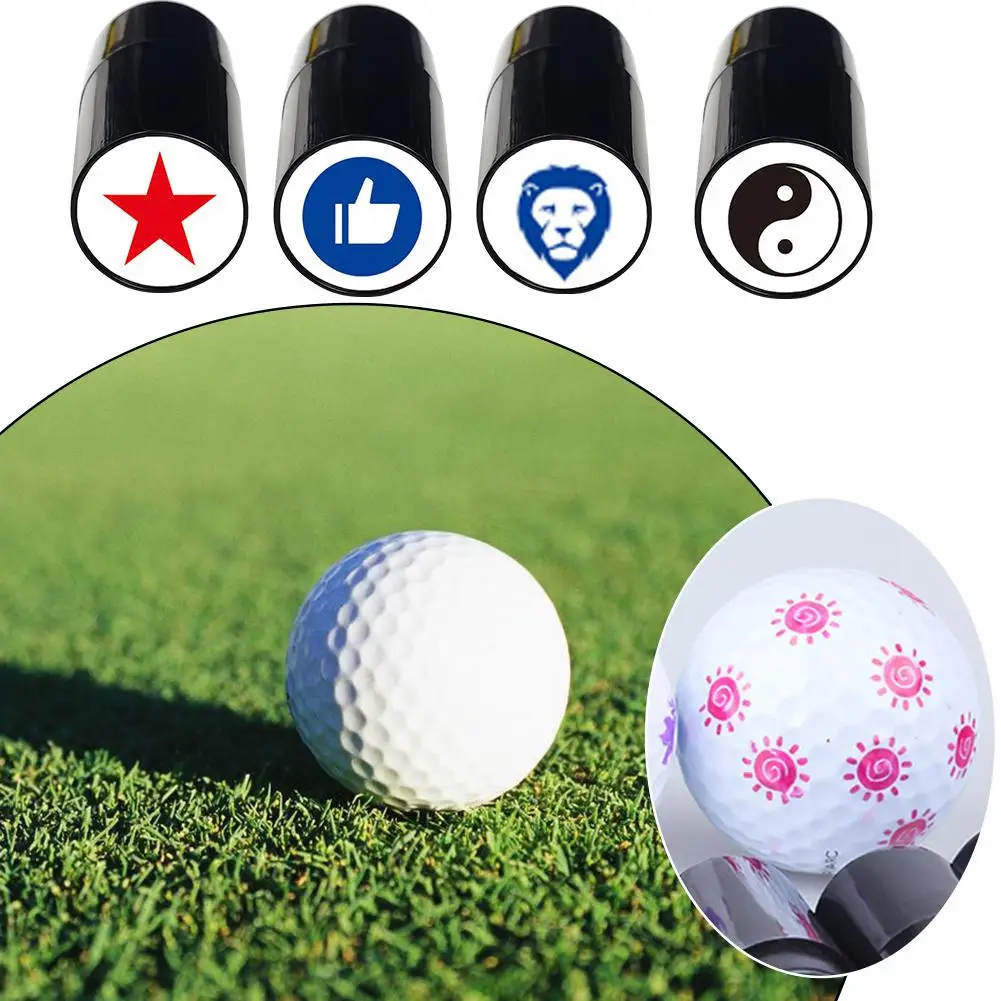 1pc Golf Ball Stamper Eagle Pattern Stamp Impression Golf Long Quick Drying Plastic Accessories Lasting Multicolors T4Y8