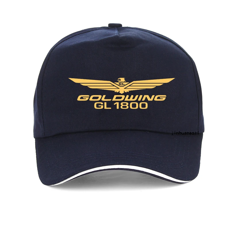 New Men\'s Goldwing GL1800 Motocycles Logo Printing Baseball Cap Summer Breathable Outdoor cycling hat Adjustable Snapback hats