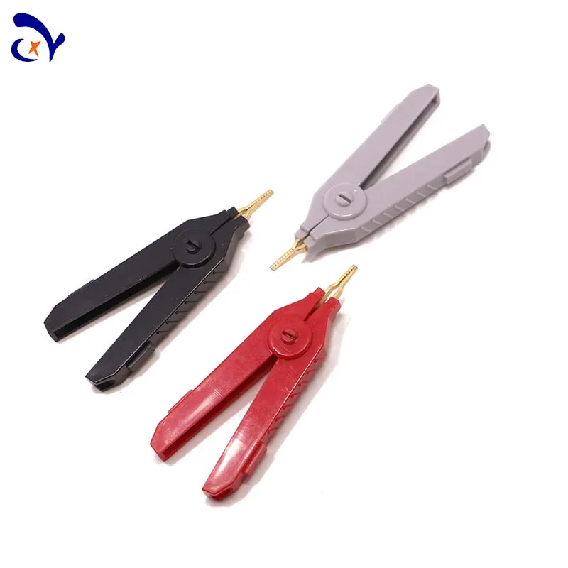 5PCS AMASS 27.320 Kelvin crocodile clip ABS plastic shell full copper gold-plated AMASS hot sale genuine tip clip