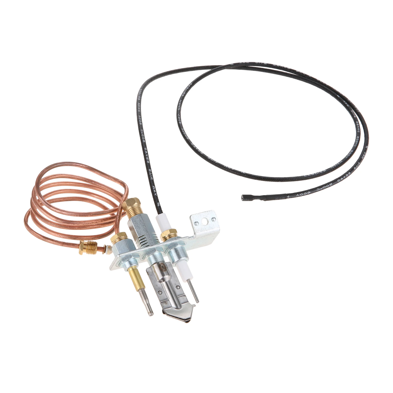 Liquefied Gas Water Heater Wire End M9*1 Thermocouple & Ignition 900mm Safety Pilot Burner Kits for Fireplace/Thermocouple Parts