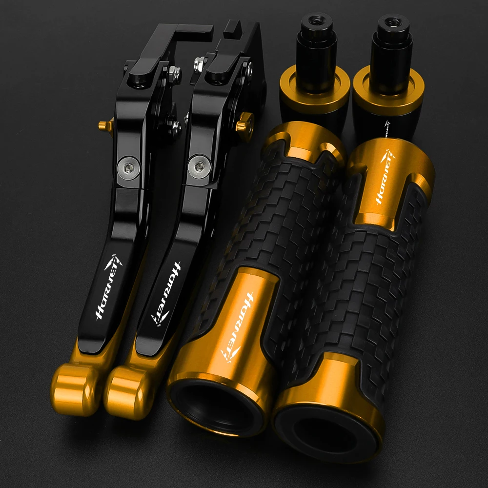 

For HONDA CB599 CB600F HORNET CB 599 600F 1998-2004 2005 2006 Motorcycle Adjustable Brake Clutch Levers Handlebar Hand Grips End