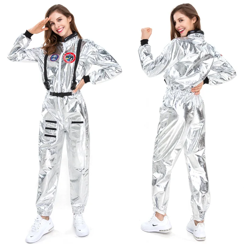 

Space Suit Group Party Year End Celebration Astronaut Halloween Costume Women's Traditional Chinese Costume Stage Performance