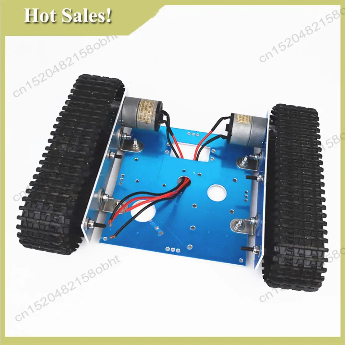 -PQWN Aluminum Alloy Tank Robot DC9-12V Tracked Vehicle Chassis DIY Creative Upgrade Update For Arduino Assembly Kit A