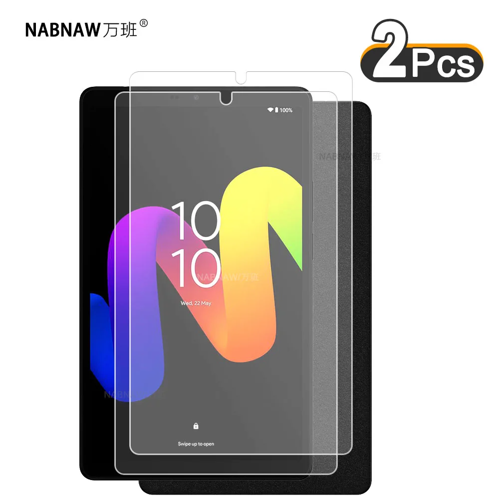 2 Pieces HD Scratch Proof Screen Protector Tempered Glass For TCL TAB 8 Gen 2 8.7-inch Hard Protective Film Free Bubble