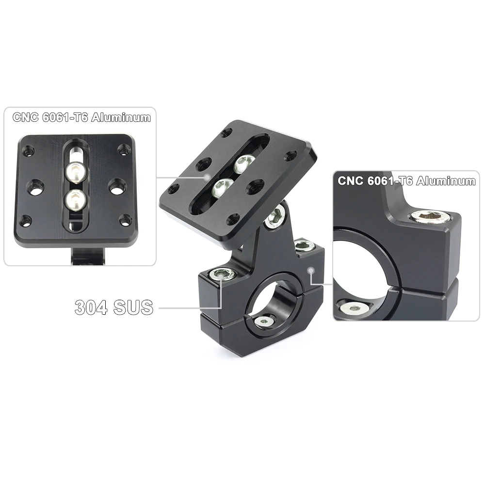 Handlebar GPS Mount Motorcycle Navigation Bracket Fit For KAWASAKI ER-5 Versys 1000 Z650 RS Z400 Z500 / SE Z E-1 ZR-7 KLV 1000