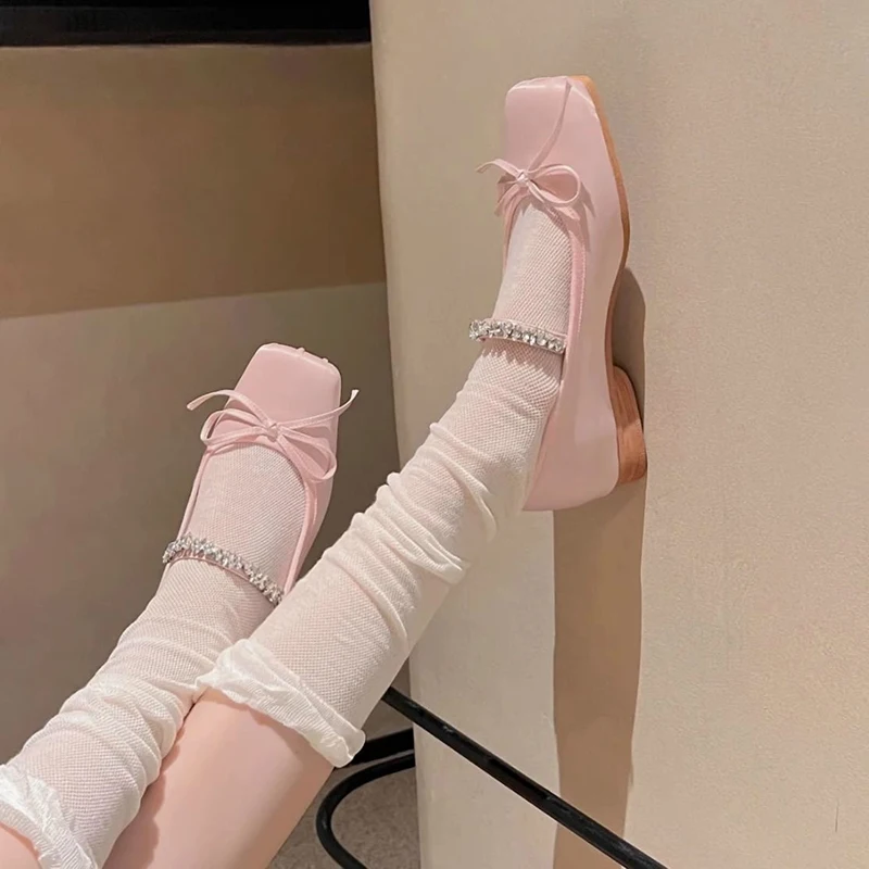 1/3 Paar Damen Bubble Mouth Socken mit schmalem Bein, Frühling/Sommer, atmungsaktiv, bequem, koreanische Version, JK, einfarbig, Stacking-Socken – Detail 11