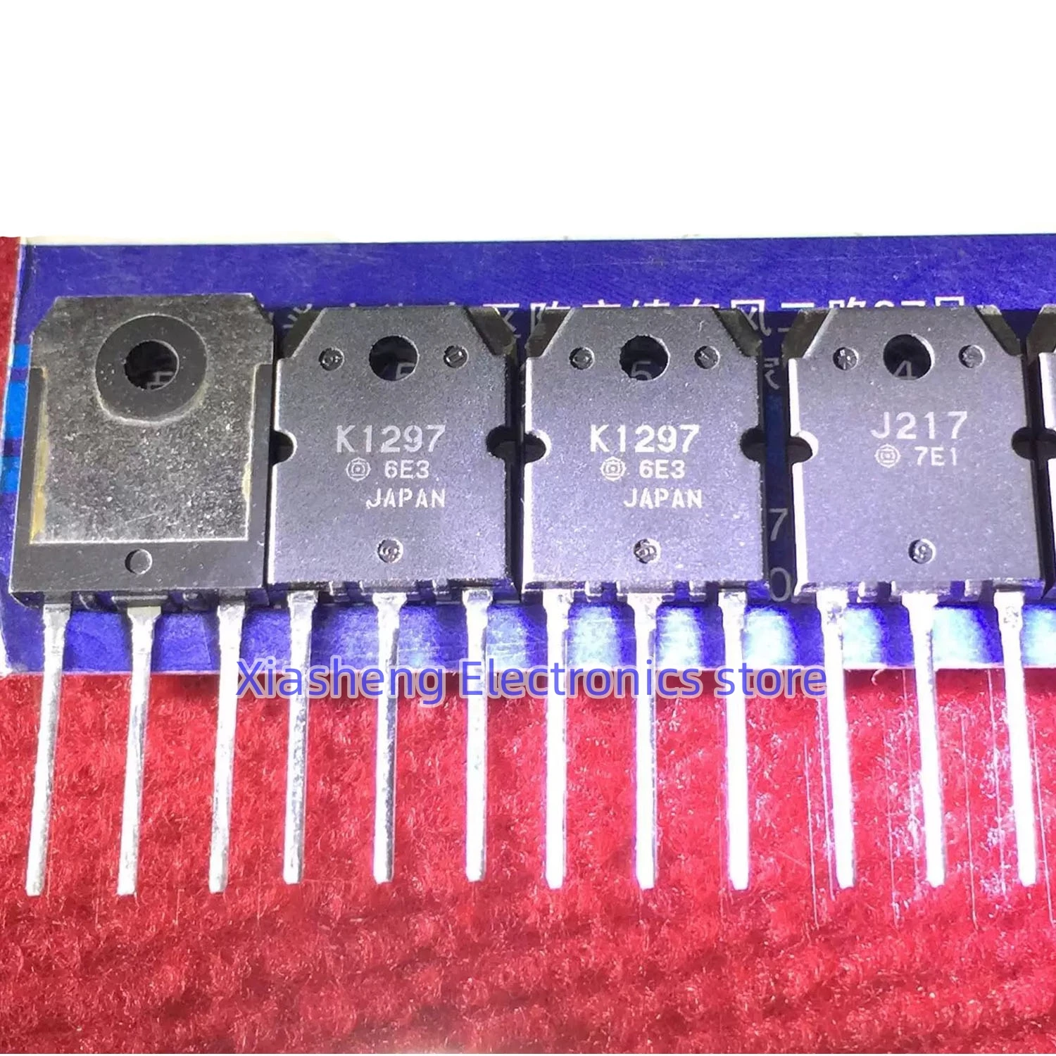 

New Original 1Pair 2SK1297 K1297 + 2SJ217 J217 TO-3P Transistor In Stock Good Quality