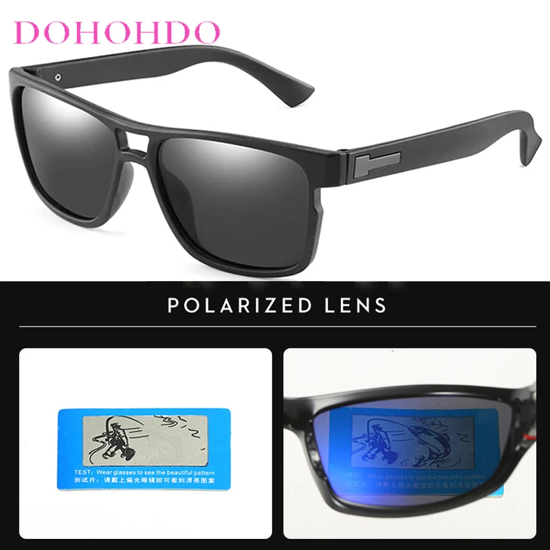 

Classic Square Pilot Polarized Sunglasses Men Brand Designer Driving UV400 Anti-glare Sun Glasses Women Outdoor Sports Goggles