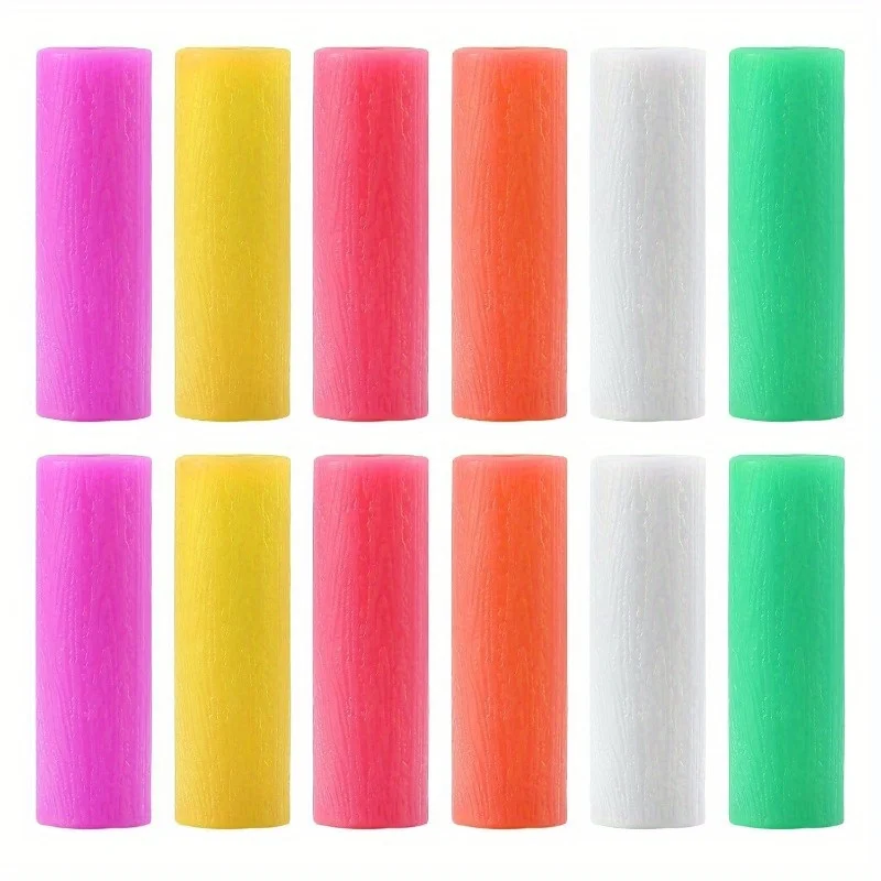 Herramientas de Cuidado Bucal, Varios Sabores, Menta, Manzana, Fresa, Uva, etc., Palitos Masticables de Colores Aleatorios para Ortodoncia, Masticables para Alineadores
