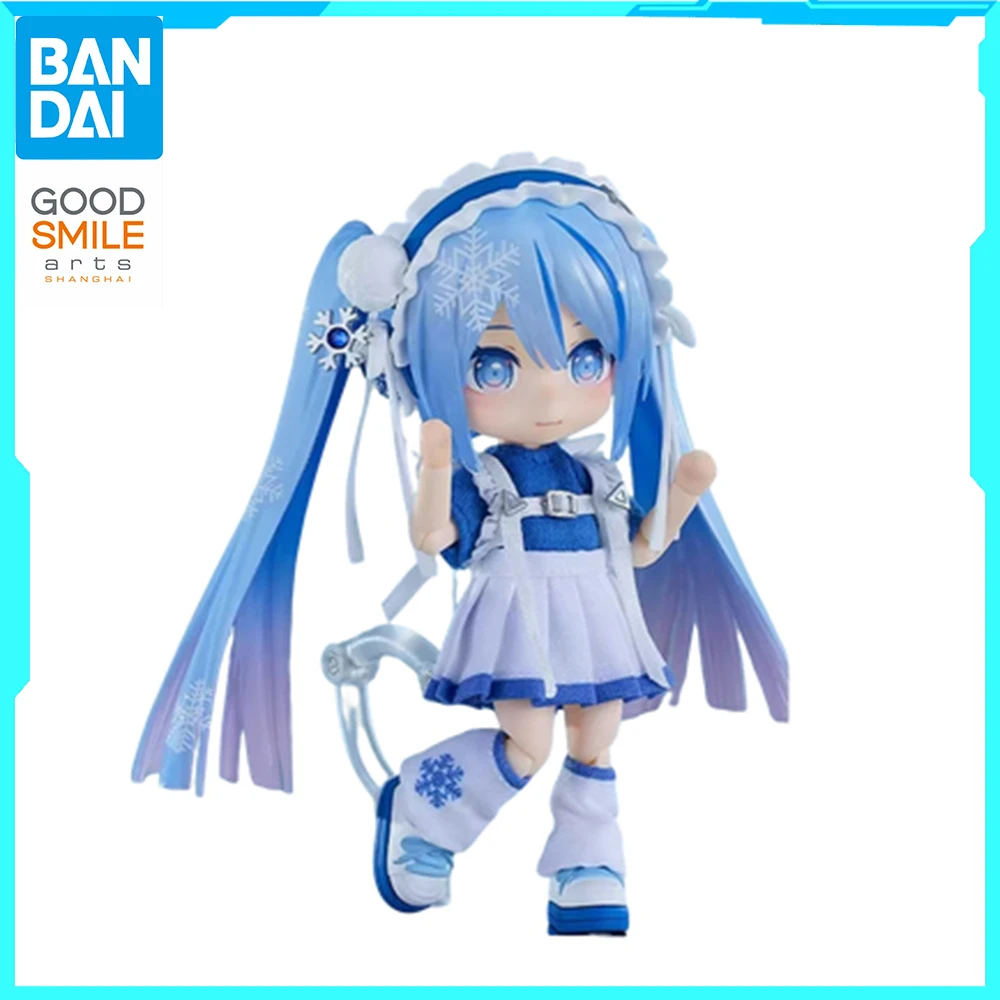 n Stock Original Good Smile Hatsune Miku SnowMikuCafe Maid Nendoroid Doll Painted Articulated Anime Collectible Display Statue