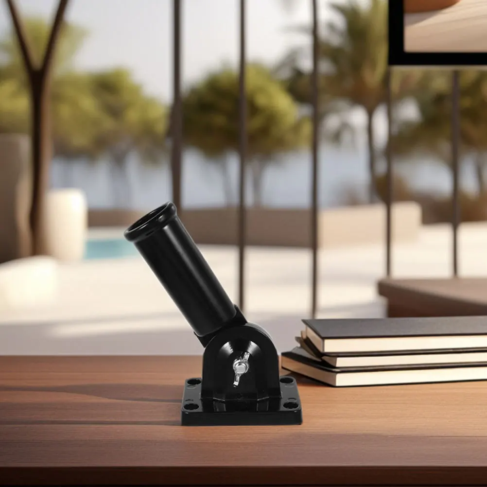 

2Pcs Adjustable Flag Pole Bracket Wall Mounted Multi-Position Holder for Outdoor Display Durable Metal Support