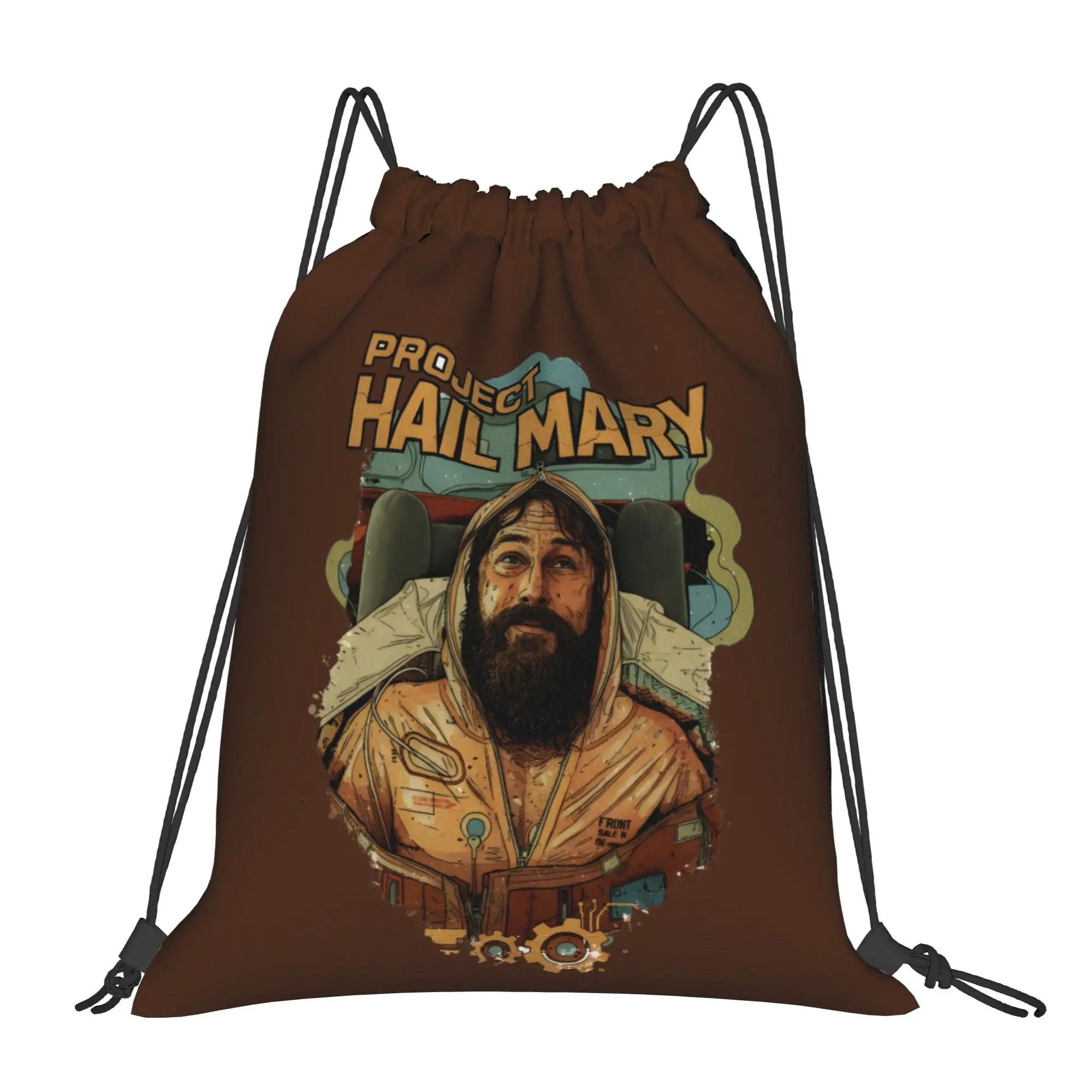 Project Hail Mary 13  Portable Travel Drawstring Backpack Riding Backpack Gym Shoes Drawstring Bags
